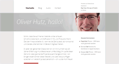 Desktop Screenshot of hutz.de